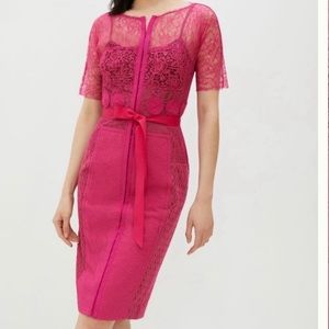 Byron Lars limited edition Carissima Sheath in Pink dress size 0